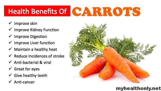 Know about effective health benefits of carrots - My Health Only