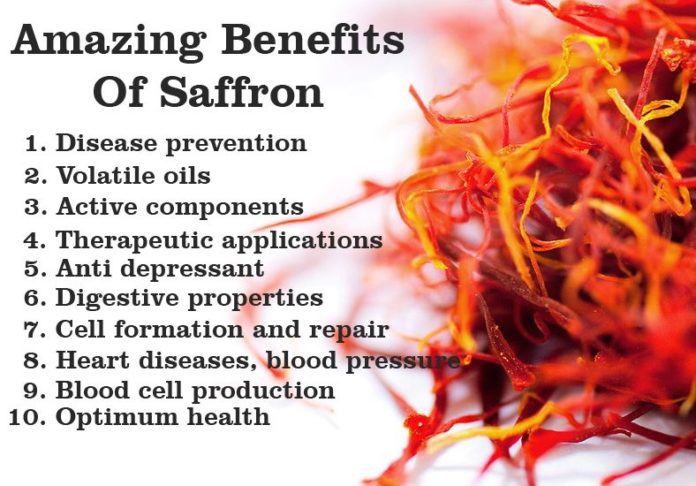 Here Are Uique Health Benefits Of Saffron My Health Only