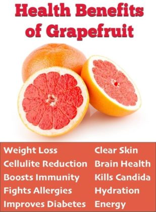 health benefits of pink grapefruit