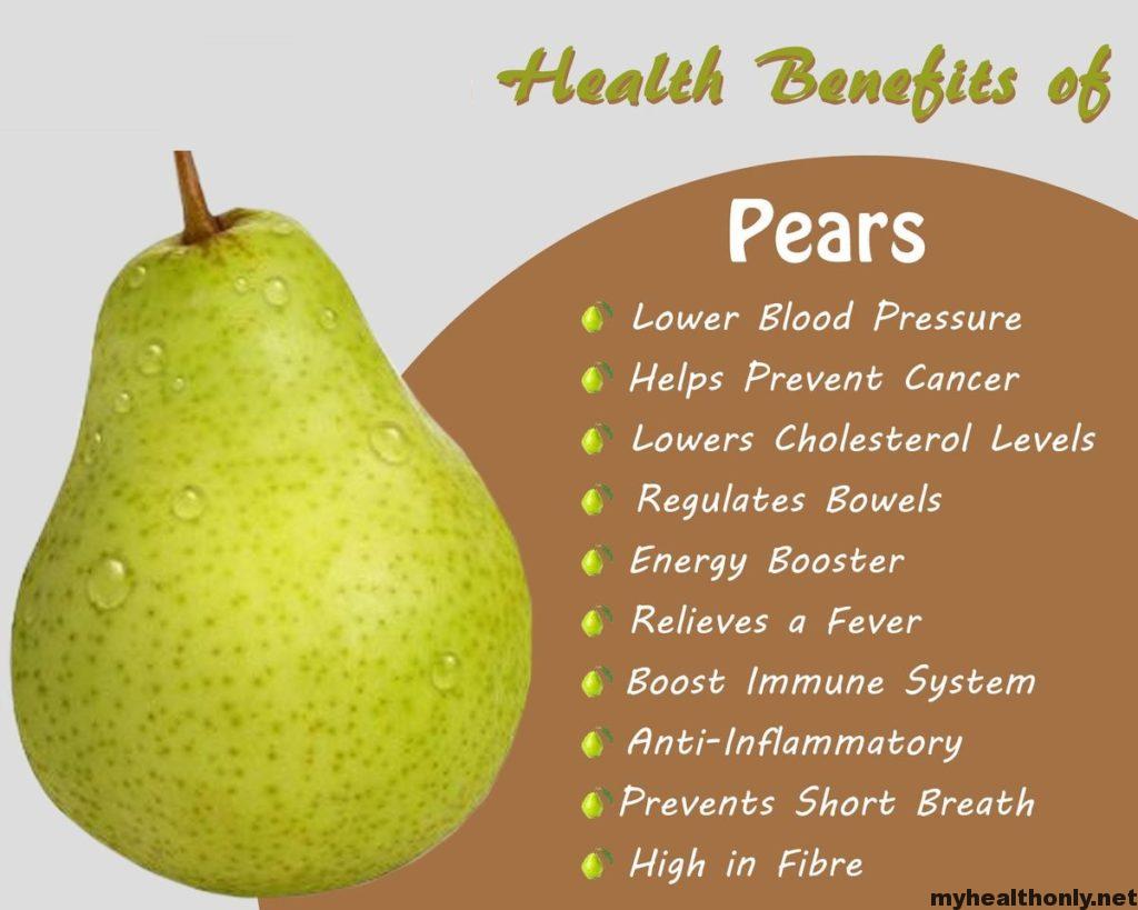 6 Impressive Health Benefits Of Pears My Health Only 