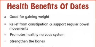 Great benefits of dates..