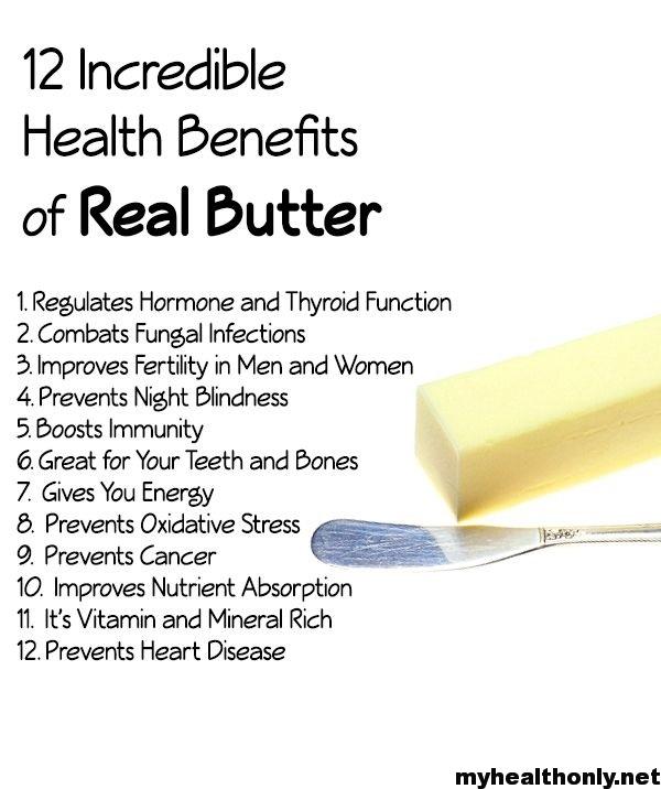 Benefits of butter