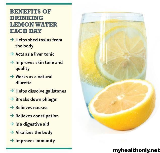 Benefits of water lemon