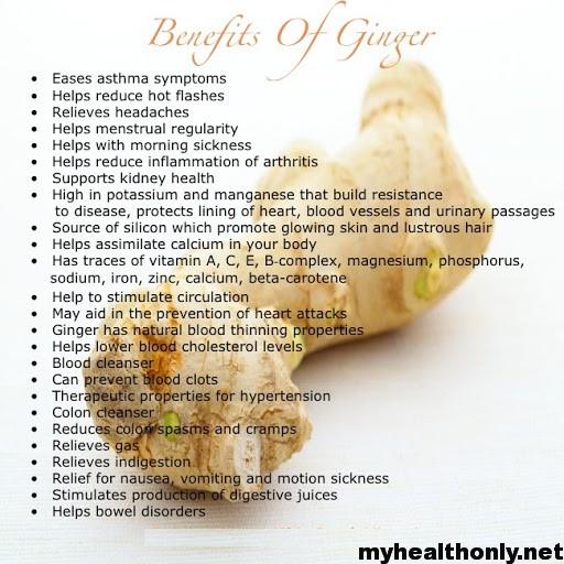 Benefits of ginger juice