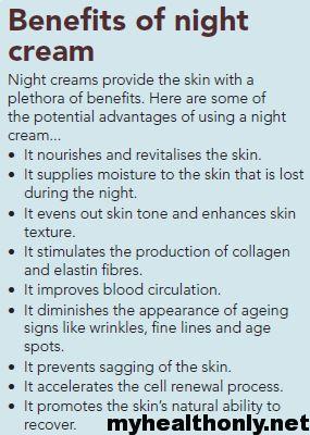Benefits of Night Cream