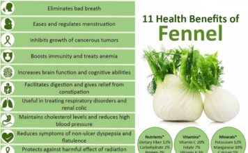 Health benefits of fennel