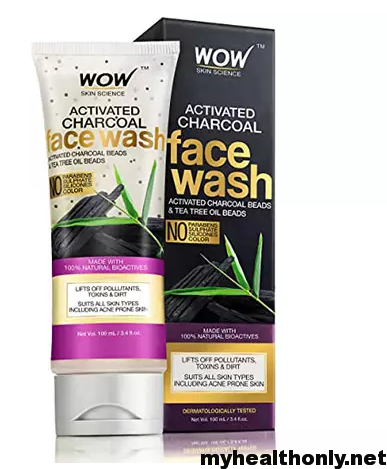 Best Face Wash - Wow Activated Charcoal Infused with Activated Charcoal Beads