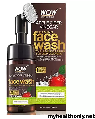 Best Face Wash - Wow Organic Apple Cider Vinegar Foaming Face Wash