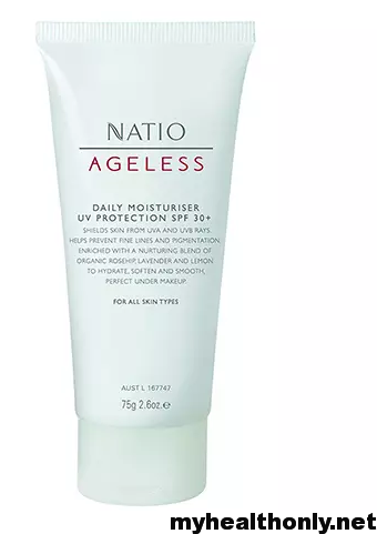 Natio Ageless Daily Moisturiser UV Protection SPF 30+ - Best Creams for Wrinkles 