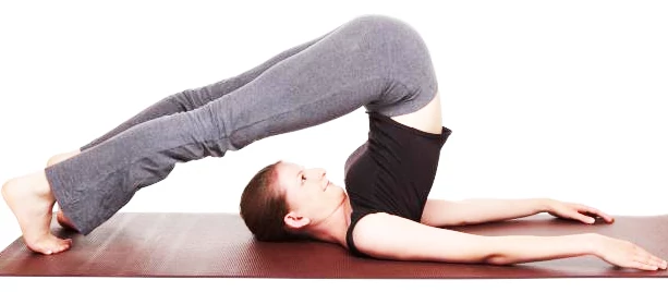 Halasana yoga to reduce belly fat