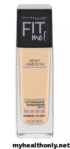 Best Foundation For Dry Skin - Maybelline Fit Me Dewy + Smooth Foundation Makeup