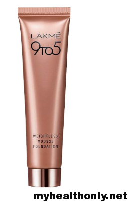 Best Foundation - Lakme 9 to 5 Weightless Mousse Foundation