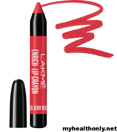 Best Lakme Lipstick - Lakme Enrich Lip Crayon, Berry Red