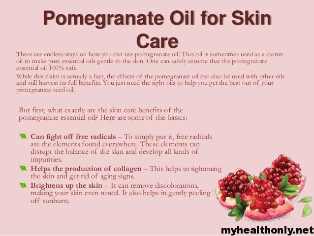 Benefits of Pomegranate Oil for Skin