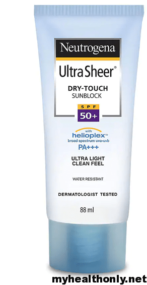 Best Sunscreens - Neutrogena Ultra Sheer Dry Touch Sunblock, SPF 50+
