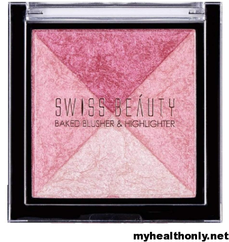 Best Highlighter for Face - Swiss Beauty Baked Blusher and Highlighter