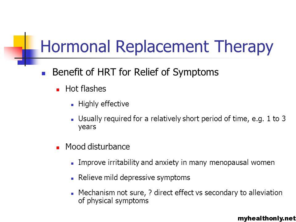 Menopausal hormone therapy
