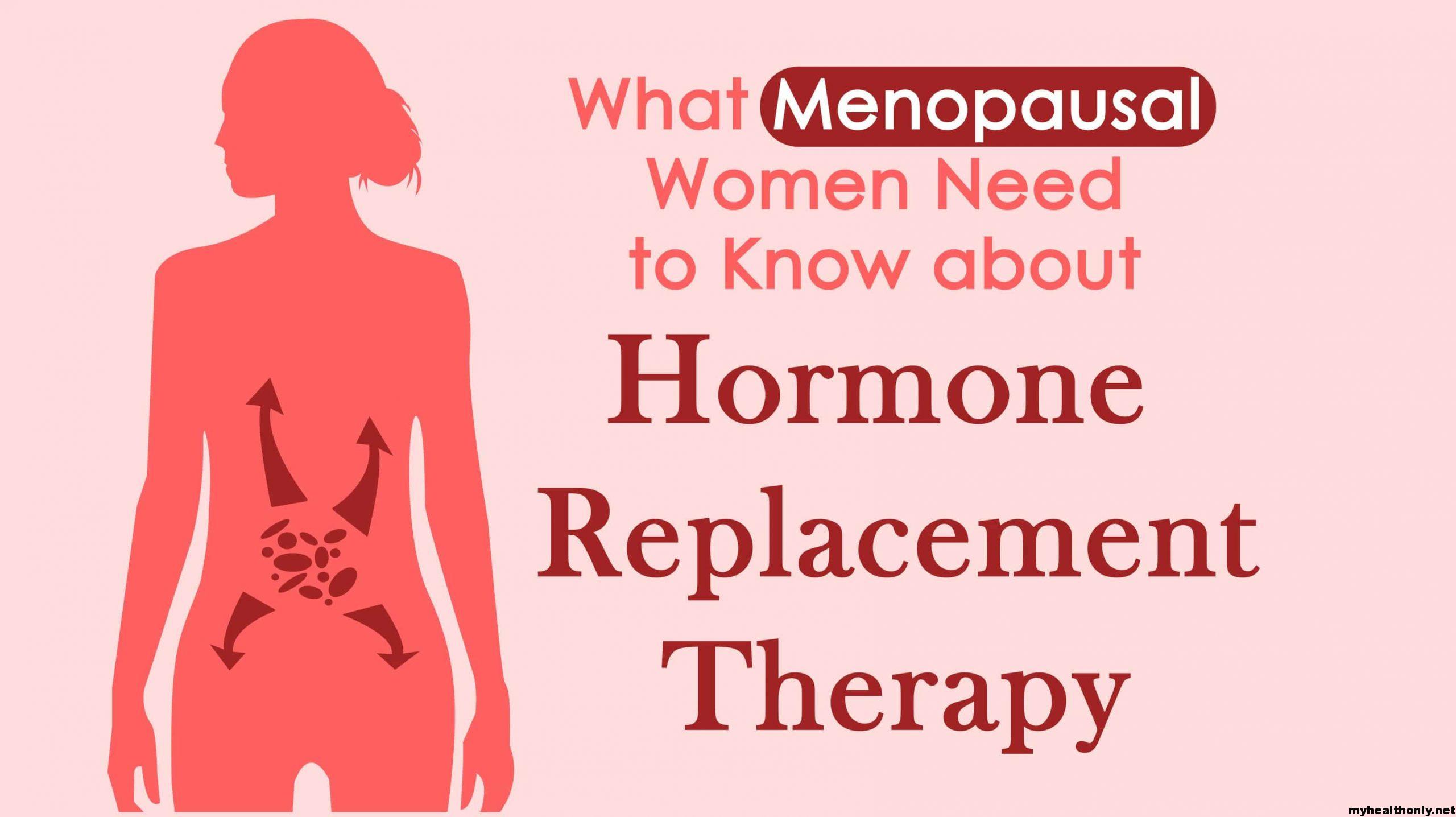 Lets Know What Is Menopausal Hormone Therapy My Health Only 4805