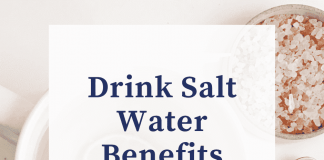 Salt Water Benefits