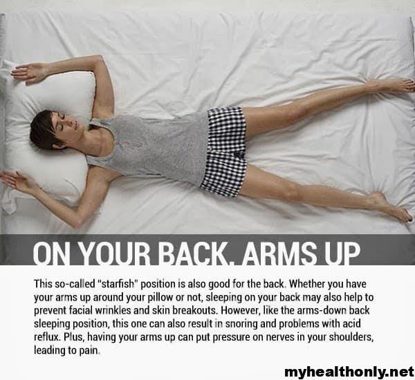 Sleeping on your back has many benefits
