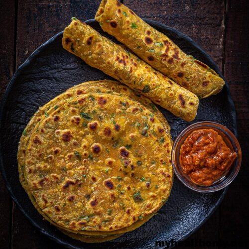Healthy Breakfast Recipes - Thepla, Gujarati