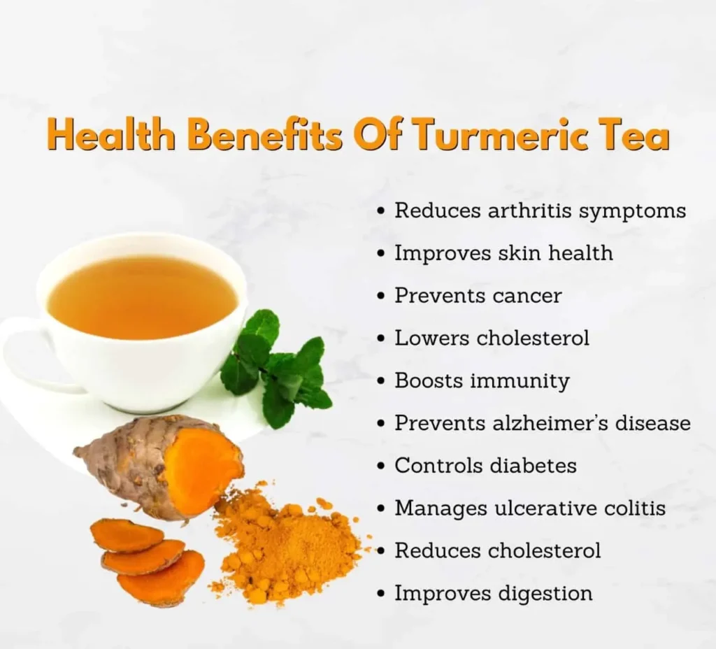 Health Benefits Of Turmeric Tea