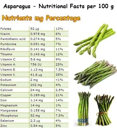 Asparagus Nutrition Facts