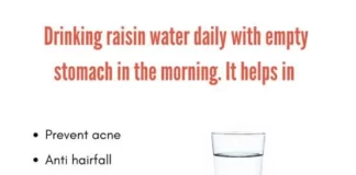 Benefits Of Raisin Water