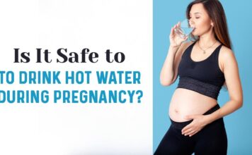 Pregnant women can drink hot water
