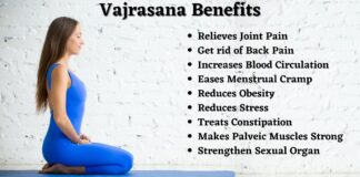 Benefits Of Vajrasana