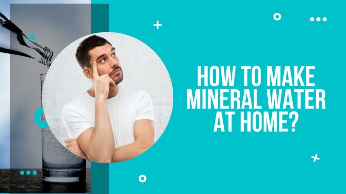 Making mineral water at home involves adding minerals to purified water to replicate the composition of natural mineral water. Here's a simple method: