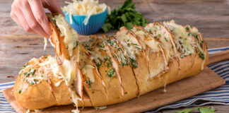 Delicious cheese chicken bread recipe: A savory blend of tender chicken, melted cheese, and warm bread. Perfect for a cozy meal or appetizer!