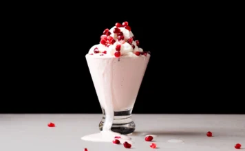 Refreshing pomegranate milkshake recipe with health benefits. Perfect blend of creamy milk and antioxidant-rich pomegranate seeds. Boosts immunity and supports heart health. Quick and easy to make at home.