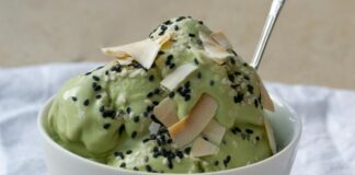 Delicious matcha yogurt recipe featuring creamy yogurt infused with premium matcha powder, offering a delightful blend of antioxidants and smooth texture. Perfect for a refreshing and nutritious snack or breakfast option.