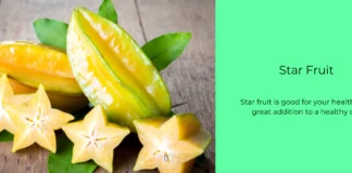 Vibrant yellow star fruit sliced on a white plate - a refreshing tropical fruit packed with vitamins, fiber, and antioxidants. Enjoy its unique taste and numerous health benefits!